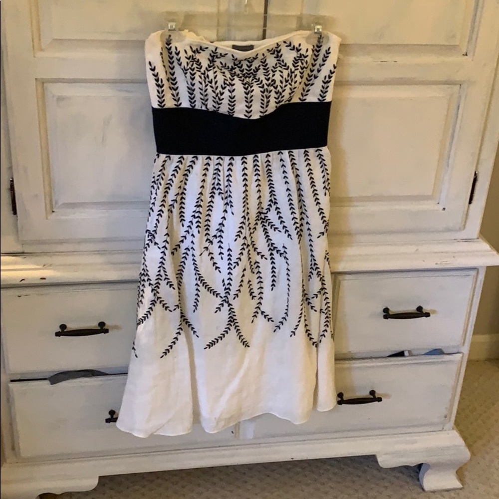 Ann Taylor linen cotton blend dress